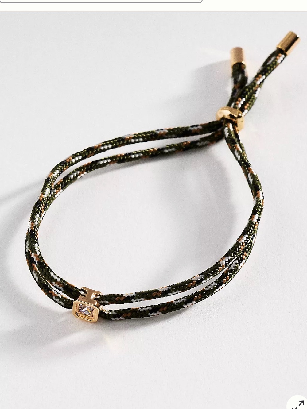 NWT Anthropologie Corded Layer Bracelet